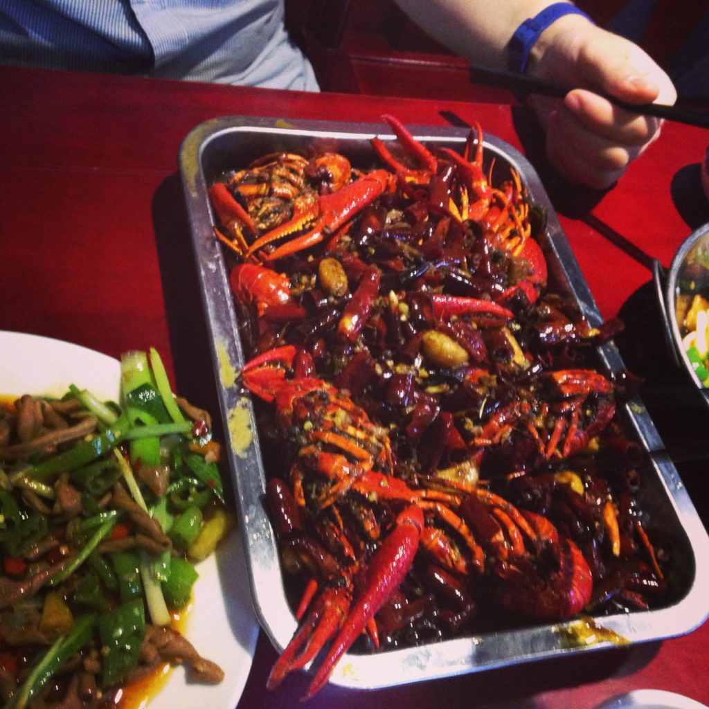 Crawfish in Beijing